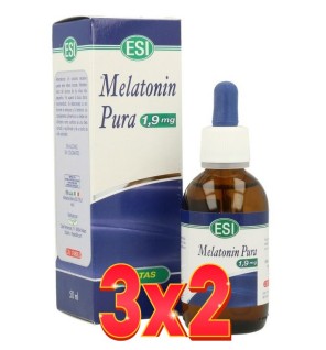 Pack de 3x2 unidades Melatonin Gotas Sin Erbe Not. 1,9 Mg 50 Ml  De Trepatdiet-Esi