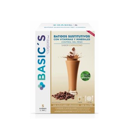 Corpore Basics Batido Sustitutivo Capuccino 5Sbrs Corpore Diet