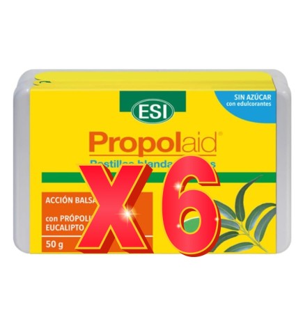 Pack de 6 unidades Propol. Pastilla Eucalipto 50 Gramos   De Trepatdiet-Esi