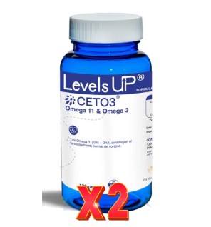 Pack de 2 unidades Levels Up Ceto 3 120 Perlas De Bioserum