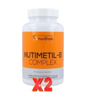 Pack de 2 unidades Nutimetil-B Complex 60 Cápsulas Nutilab