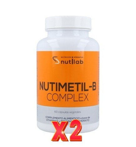 Pack de 2 unidades Nutimetil-B Complex 60 Cápsulas Nutilab