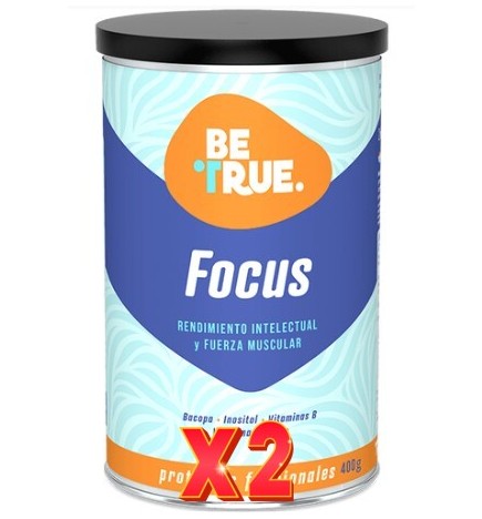 Pack de 2 unidades Be True Focus 400 Gramos Tongil