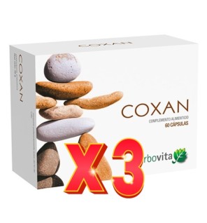 Pack de 3 unidades Coxan 60 Cápsulas Herbovita