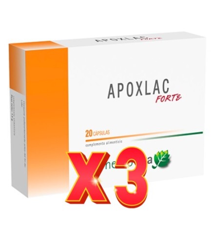Pack de 3 unidades Apoxlac Forte 20 Cápsulas Herbovita