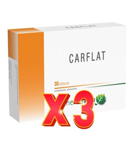 Pack de 3 unidades Carflat 30 Cápsulas Herbovita