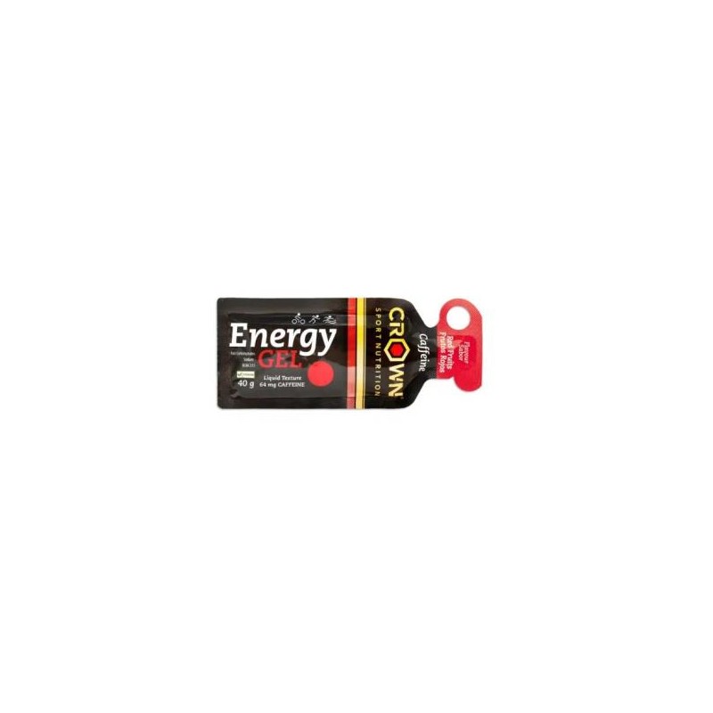 Energy Gel Frutos Rojos + Cafeina 1 X 40G Crown Sport Nutrition