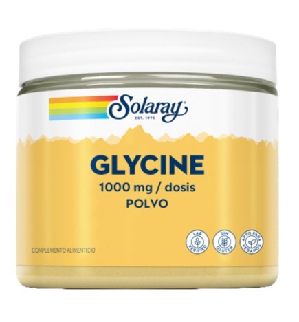 Glycine Polvo 1000 Mg 400 Gr Solaray