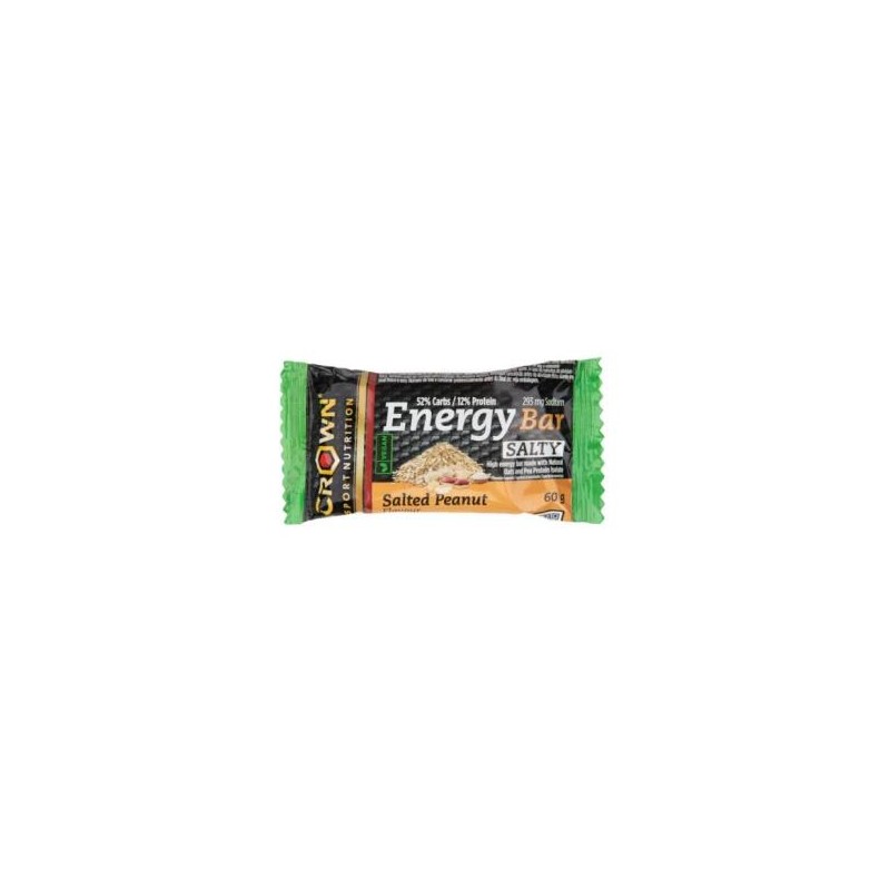 Energy Vegan Bar Salty Peanut 1 X 60 G Crown Sport Nutrition