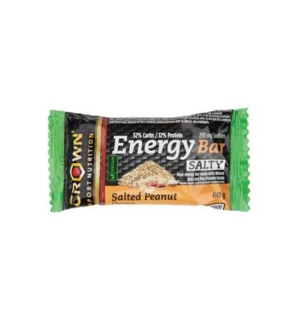 Energy Vegan Bar Salty Peanut 1 X 60 G Crown Sport Nutrition