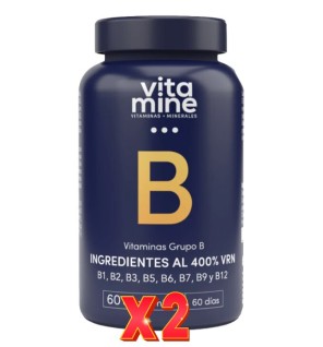 Pack de 2 unidades Vitaminas Grupo B 60 Comprimidos Herbora