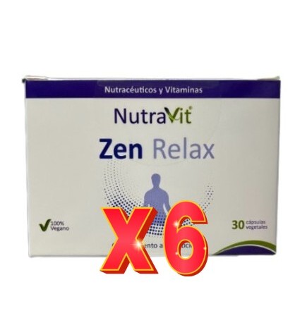 Pack de 6 unidades Zen Relax 30 Cápsulas Nutravit