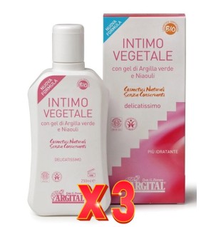 Pack de 3 unidades Gel Intimo Vegetal Bio 250Ml Argital