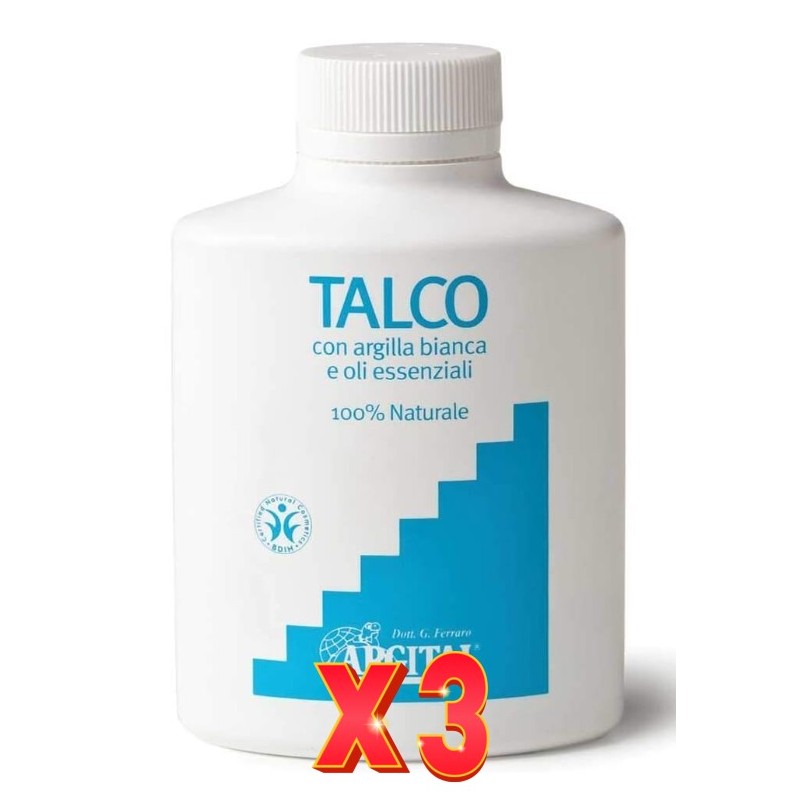 Pack de 3 unidades Talco Desodorante Bio 100 Ml Argital
