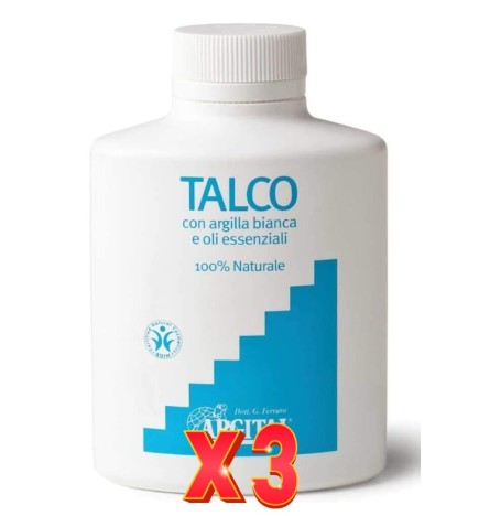 Pack de 3 unidades Talco Desodorante Bio 100 Ml Argital