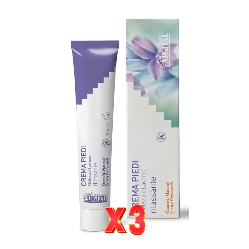 Pack de 3 unidades Crema Relajante Para Pies 75Ml Argital Pack de 3 unidades Crema Relajante Para Pies 75Ml Argital