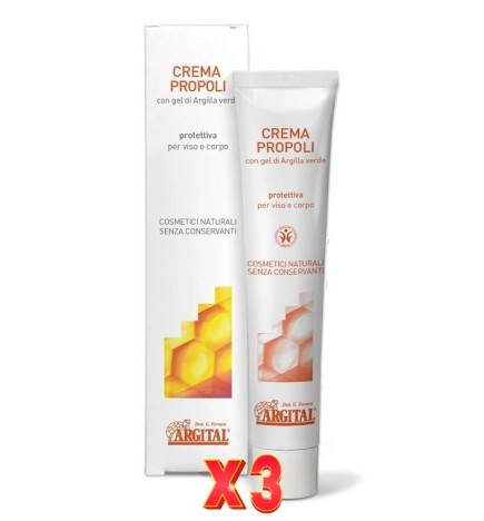 Pack de 3 unidades Crema Protectora De Propoleo 50Ml Argital