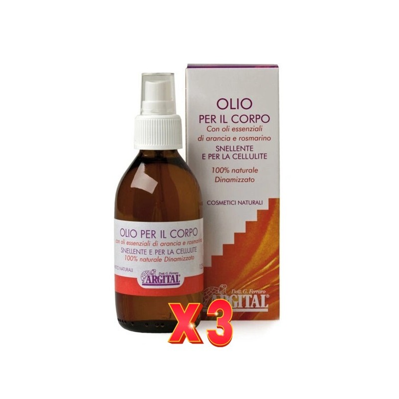 Pack de 3 unidades Aceite Florange Adelgazante 125 Ml Argital Pack de 3 unidades Aceite Florange Adelgazante 125 Ml Argital