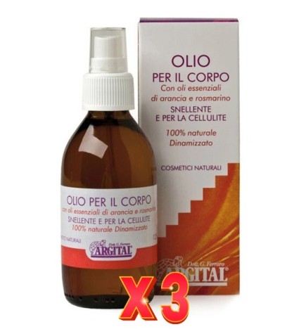 Pack de 3 unidades Aceite Florange Adelgazante 125 Ml Argital