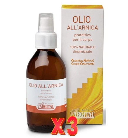 Pack de 3 unidades Aceite Corporal De Arnica Bio 125Ml Argital