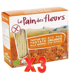 Pack de 3 unidades Cracker Quinoa Le Pain Des Fleurs 150G Le Pain Des Fleurs