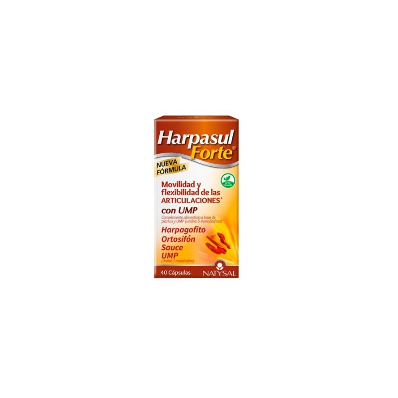 Harpasul Forte Cap.(Harpagofito+Ortosifón+Sauce+Ump)  40 Cápsulas Natysal