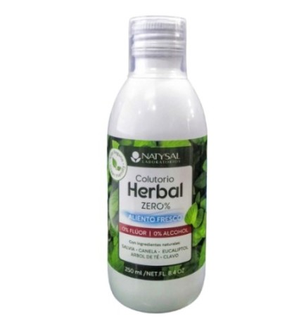 Colutorio Herbal Zero% 250 Ml Natysal