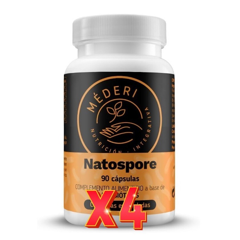 Pack de 4 unidades Natospore 90 capsulas Mederi Nutricion Integrativa