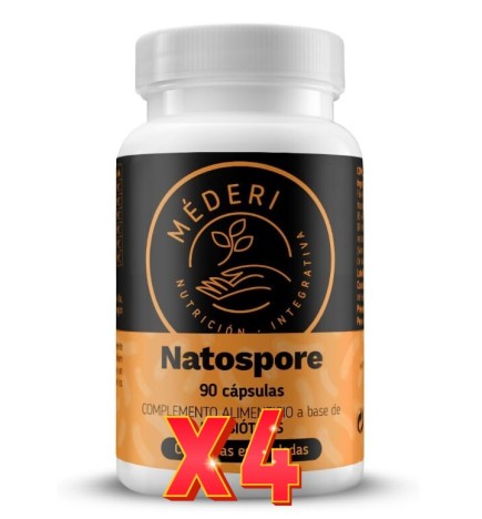 Pack de 4 unidades Natospore 90 capsulas Mederi Nutricion Integrativa