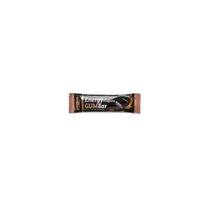 Energy Gum Bar Cola + Cafeina 1 X 30 G Crown Sport Nutrition