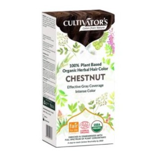 Castaño Tinte Organico 100 Gramos Ecocert Cultivators