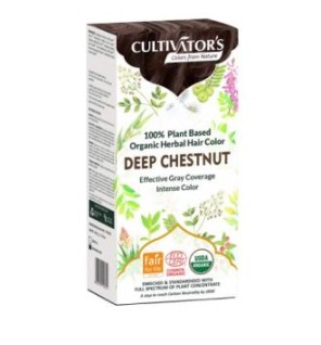 Castaño Oscuro Tinte Organico 100 Gramos Ecocert Cultivators