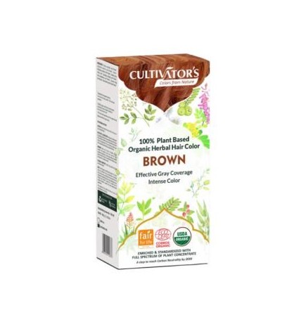 Castaño Dorado Tinte Organico 100 Gramos Ecocert Cultivators