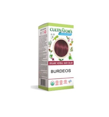 Burdeos Tinte Organico 100 Gramos Ecocert Cultivators