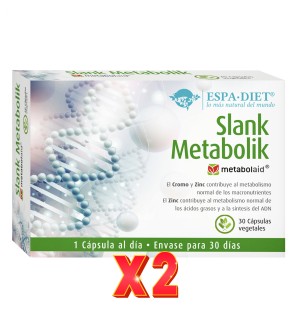 Pack 2 unidades Slank Metabolik 30 Cápsulas Espadiet