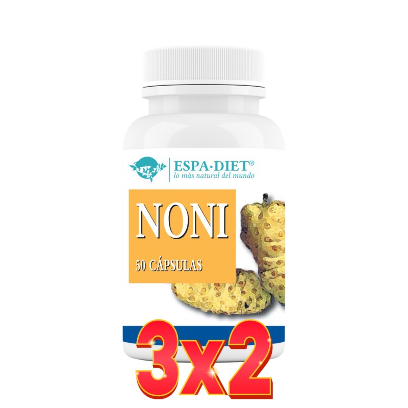 Pack 3x2 unidades Noni 50 Cápsulas Espadiet Pack 3x2 unidades Noni 50 Cápsulas Espadiet