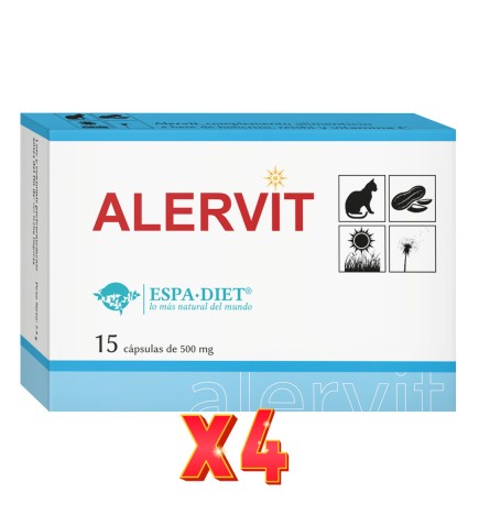 Pack de 4 unidades Alervit 15 Cápsulas Espadiet