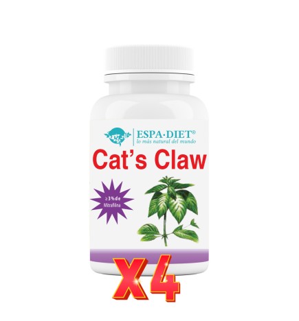 Pack de 4 unidades Cat'S Claw 60 Cápsulas Espadiet