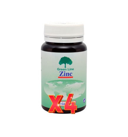 Pack de 4 unidades Zinc 60 Cápsulas Espadiet
