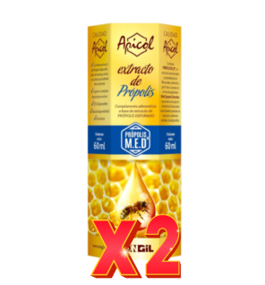 Pack de 2 Unidades Apicol Extr. Propolis 60 Ml Tongil
