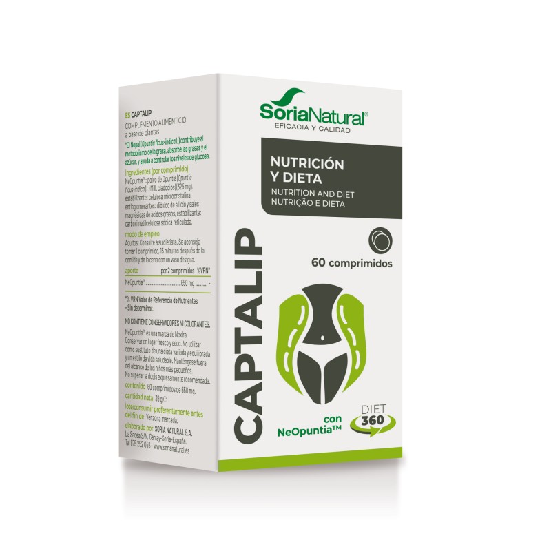 Captalip Comprimidos 60 X 650 Mg Soria Natural Captalip Comprimidos 60 X 650 Mg Soria Natural