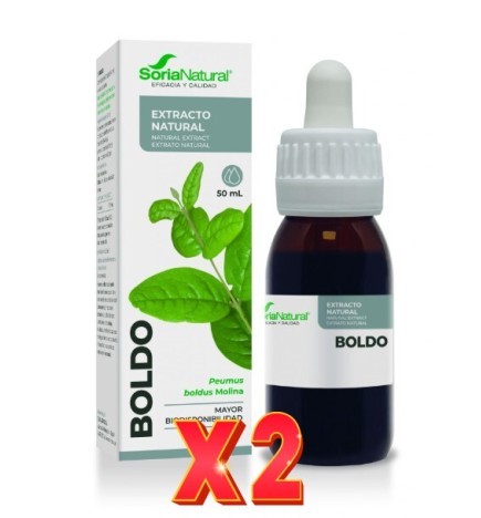 Pack de 2 unidades Extracto Boldo  50 Ml Soria Natural