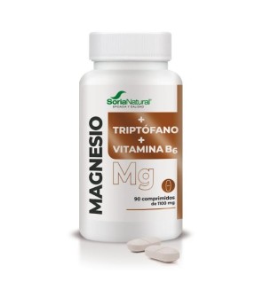 Magnesio+Triptofano+B6 Comprimidos 90 X 1100 Mg Soria Natural