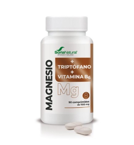 Magnesio+Triptofano+B6 Comprimidos 90 X 1100 Mg Soria Natural