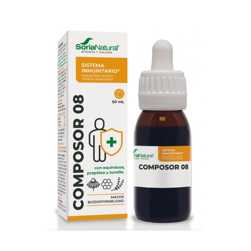 Composor 08 Gotas 50 Ml Soria Natural Composor 08 Gotas 50 Ml Soria Natural