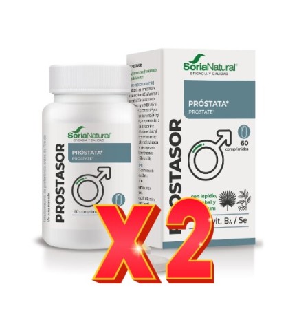 Pack de 2 unidades Prostasor Comprimidos 60 X 1075 Mg Soria Natural