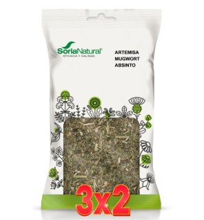 Pack 3x2 unidades Artemisa Hojas Y Sumidades Floridas 30 G Soria Natural