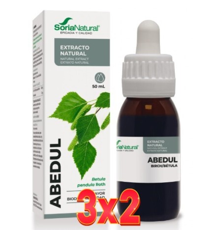 Pack 3x2 unidades Extracto Abedul  50 Ml Soria Natural