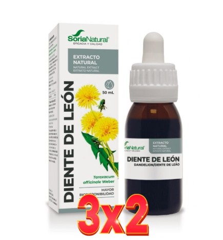Pack 3x2 unidades Extracto Diente De Leon 50 Ml Soria Natural