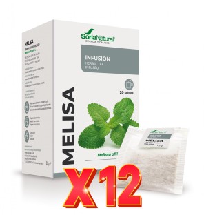 Pack 12 unidades Melisa 20 Sobres Soria Natural